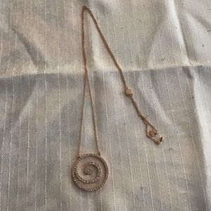 Rose gold necklace